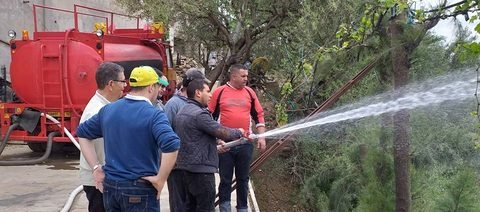 The water truck